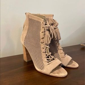 Marc Fisher open toe booties